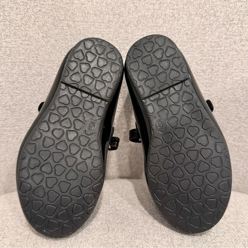 NWOT Rachel Shoes Lil Annalise black patent dress shoes size little girls 6C